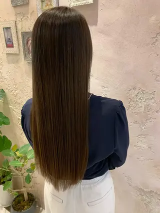 ロング レイヤーカット/ 顔周り 五島巨幹のヘアスタイル