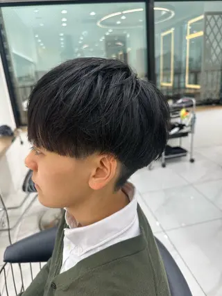 メンズ 白髪ぼかし/白髪 メッシュ/ゆうとのヘアスタイル