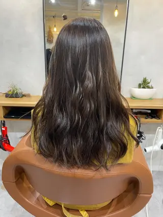 ロング カラー 似合わせスタイル 足立のヘアスタイル