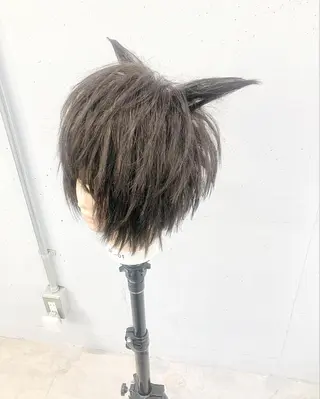 ミディアム メンズ 松下 倫子のヘアスタイル