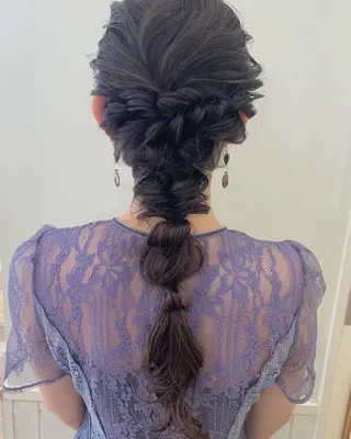 ヘアアレンジ 韓国ヘア ‎🤍KANA🎀のヘアスタイル