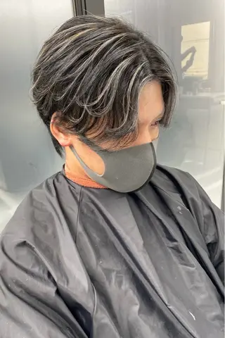 ショート カラー 曲がる縮毛矯正 髪質改善/西尾 幸樹のヘアスタイル