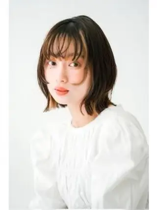 ミディアム カラー特化✨石井綾華 8月カットモデル無料のヘアスタイル