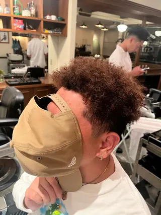 ショート BARBERSHOP DALIE所属・喜瀬 慎斗のヘアスタイル