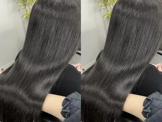 ロング ULu. 岡山駅店 髪質改善トリートメント＆ハイトーンカラー所属・SUZU/岡山/矯正 ハイトーン/レイヤーのヘアスタイル