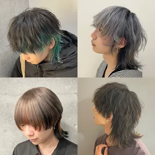 カラー パーマ メンズ えーき/渋谷No.1 /メンズヘア/当日割のヘアスタイル