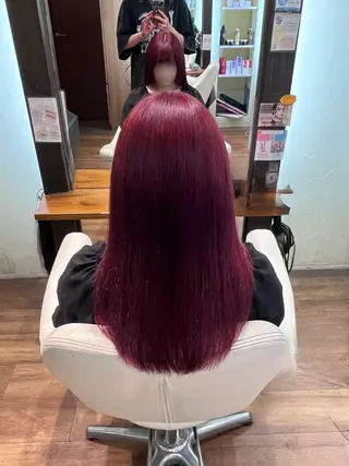 ロング 角田 満帆のヘアスタイル