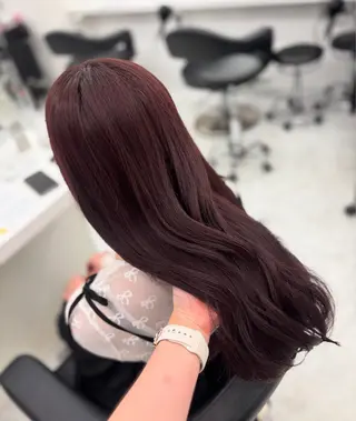 ロング カラー 🤍レイヤー/顔周り 暖色hirari🤍のヘアスタイル