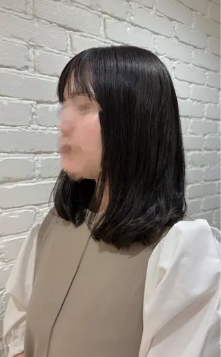 ミディアム カラー 松本 りんのヘアスタイル