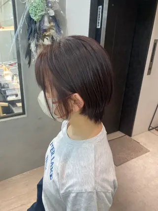 カラー Lond　Chloe所属・りな🌱ショート ☀️レイヤーのヘアスタイル