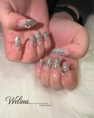 セミロング Welina by nail＆Mimi tubo Jewelry所属・Welina by nailのネイルデザイン