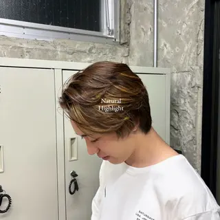 カラー メンズ Moanin'所属・さが あゆかのヘアスタイル