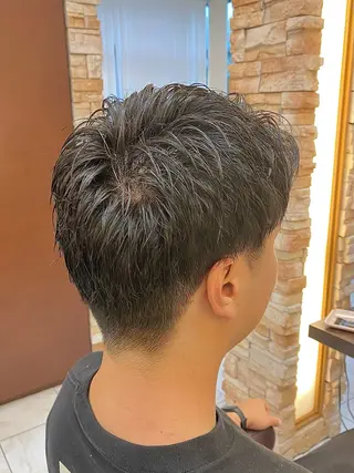 メンズ ⭐️透明感カラー/ パーマ⭐️宮野翔のヘアスタイル