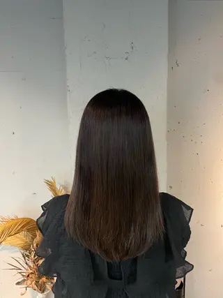 ロング 透明感・美髪 monsoワニベユナのヘアスタイル