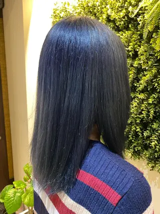 セミロング 水谷 菜央のヘアスタイル
