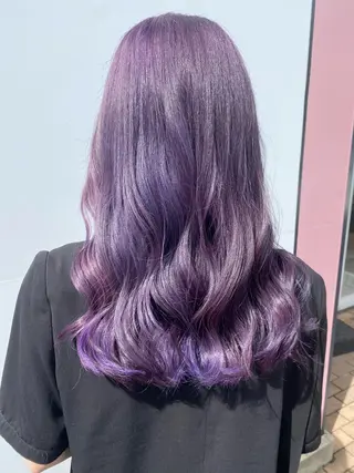 ロング カラー 💘韓国カラー💘 クルミのヘアスタイル