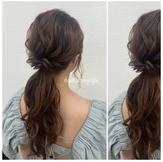 ヘアアレンジ yuki/表参道/ ゆるふわアレンジ𐙚のヘアスタイル