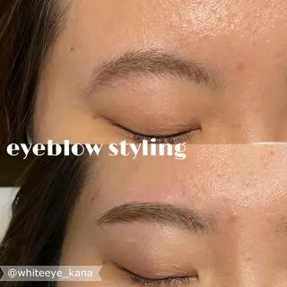 アイブロウ WHITEEYE 🤍KANAの眉毛・アイブロウイメージ