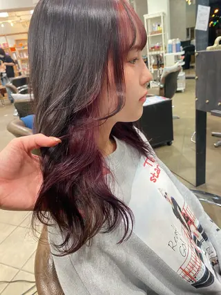 カラー みやもと みくのヘアスタイル