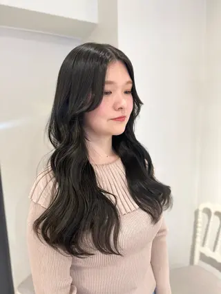 ロング カラー CreBiA名駅 Fukuのヘアスタイル