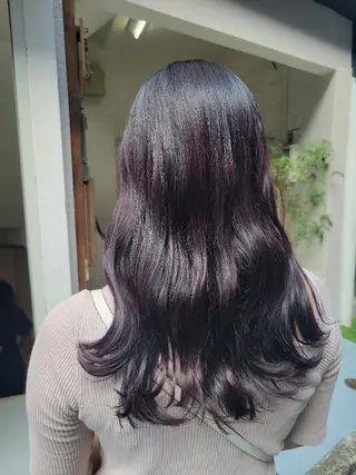 ロング 🇰🇷透明感×ハイ トーン🌟tomoのヘアスタイル