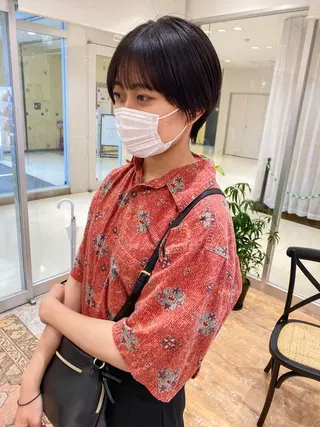 ショート 韓国風デザイン 💐MIZUKI💐のヘアスタイル