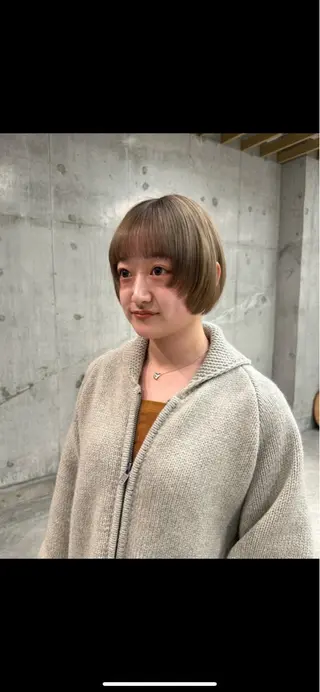 ショート カラー Qin shaire salon 原宿所属・🌿パーマ/ボブ/ レイヤー/Mikiのヘアスタイル