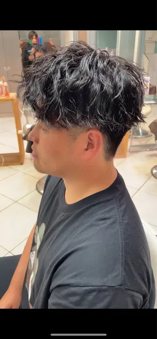 パーマ メンズ TATSUKI タツキのヘアスタイル