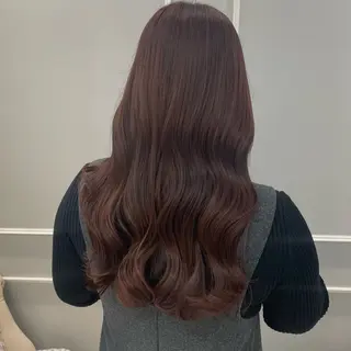 ロング 🩶赤み消しカラー 🐈‍⬛荻野美思🐾のヘアスタイル