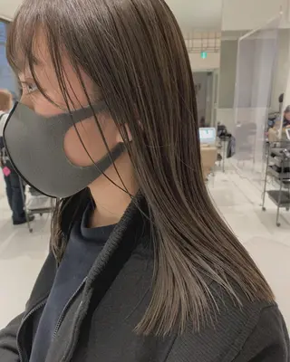 カラー 透明感カラー 🩰asumiのヘアスタイル
