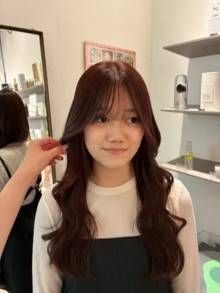 ロング Rosso Hair&SPA 大橋店所属・nanami🎀/ ふんわりカラーのヘアスタイル