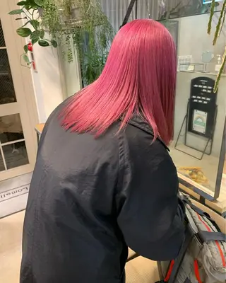 ミディアム 小顔レイヤー×コンパ クトボブ/林隆平のヘアスタイル