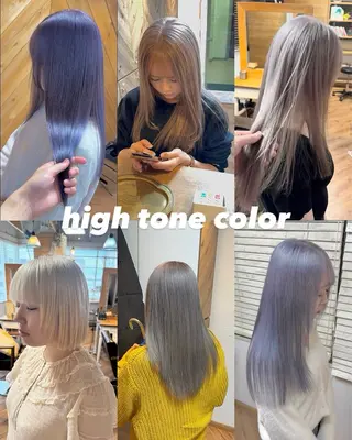 ロング カラー little×PORTO 元町店所属・藤本 あさひのヘアスタイル