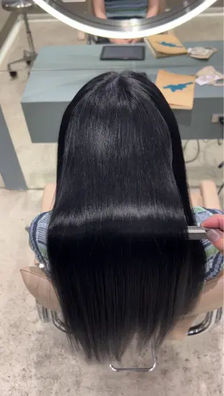 ミディアム カラー ✨髪質改善 縮毛矯正 艶髪 立川美容室✨のヘアスタイル