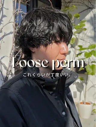 パーマ メンズ 吉祥寺/ショート/ ボブ/トナミのヘアスタイル