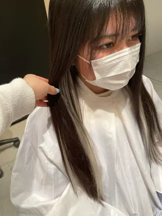 ロング カラー ヘアアレンジ 寺西 恵🪡🤍のヘアスタイル