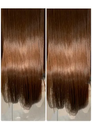 ロング パーマ 髪質改善/縮毛矯正 /ブリーチ矯正/岡部のヘアスタイル