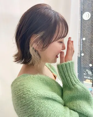 ショート レイヤーカット/ボブ /縮毛矯正✨大輝のヘアスタイル