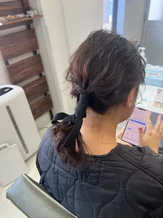 セミロング 山室 敬義のヘアスタイル