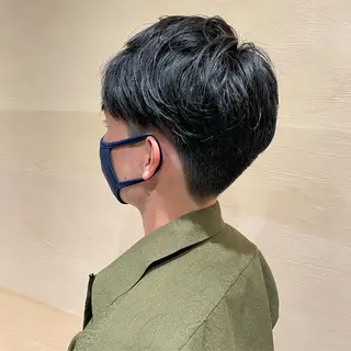メンズ 箭内葉月🌿 フェザーパーマ🌿のヘアスタイル