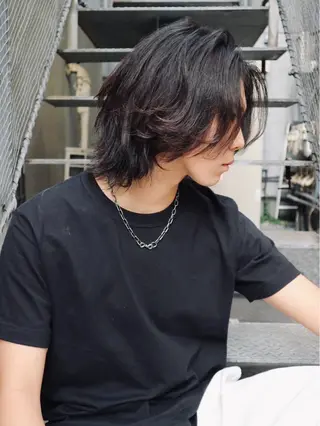 ミディアム TE$ ⚡️HINのヘアスタイル