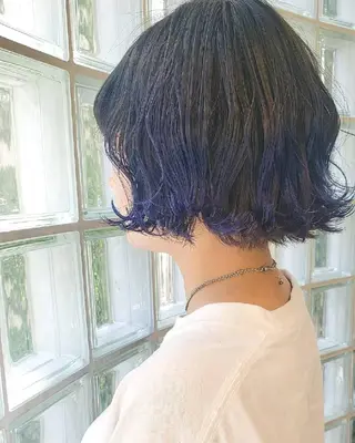 ショート カラー arrow🖤 もえみのヘアスタイル