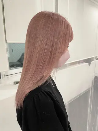 セミロング カラー ショートカット/ 江森　遼祐のヘアスタイル