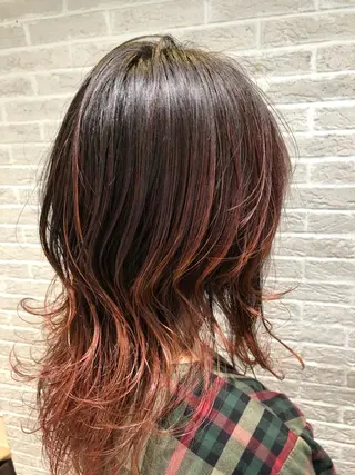 セミロング 西山 恵太郎のヘアスタイル