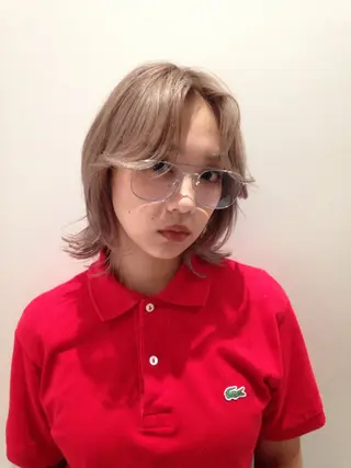 ミディアム カラー 🟧mana /渋谷/mile🟧のヘアスタイル