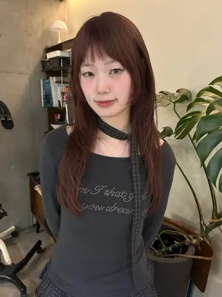 ロング カラー レイヤーカット/ルー ツカラー/EMIRIのヘアスタイル