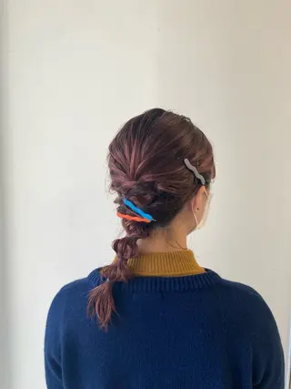 セミロング ヘアアレンジ MINXharajuku所属・ボブ/レイヤー MINX伊藤なず菜のヘアスタイル