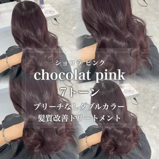 カラー 🎀艶髪ブラウンof ficialhimiのヘアスタイル