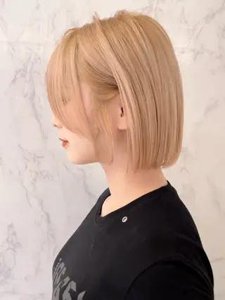 ミディアム ☆ハイトーン口コミ◎ WiLL/京橋のヘアスタイル