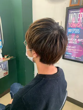 ミディアム メンズ lil所属・月館 怜奈のヘアスタイル